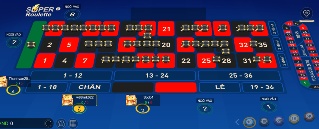 Đặt cược roulette Đặt cược roulette